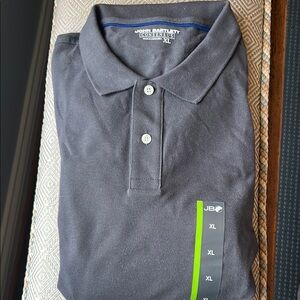 Men's Gray Polo Shirt John Bartlett Consensus  NWT XL